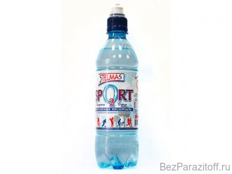 Стэлмас О2 спорт (Stelmas O2), кислородная 0,6 л*12 шт. Вода с высоким содержанием кислорода