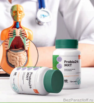 ProBio24, 570 мг.*50 капс.  Комплекс про- и пребиотиков для кишечника.
16 видов бактерий, 21 штам