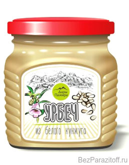 Урбеч из кунжута белого, 230 г. Облегчает дыхание при бронхиальной астме, одышке, сухом кашле, малокровии